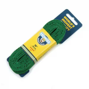 Хоккейные шнурки HOWIES Waxed Зелёный