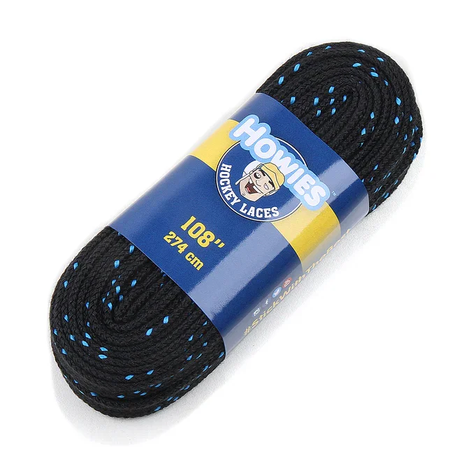 Хоккейные шнурки HOWIES Черные